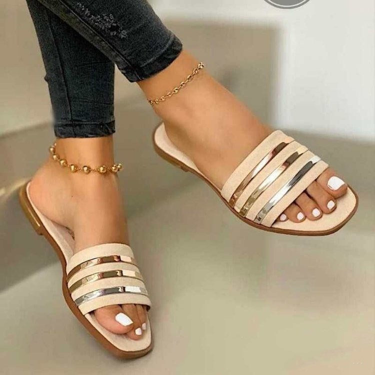Season Comfortable Flat Slippers Sandals