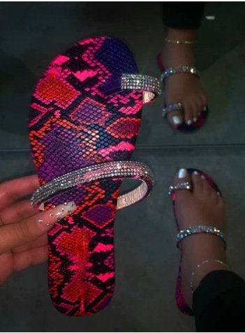 Diamond flat sandals and slippers