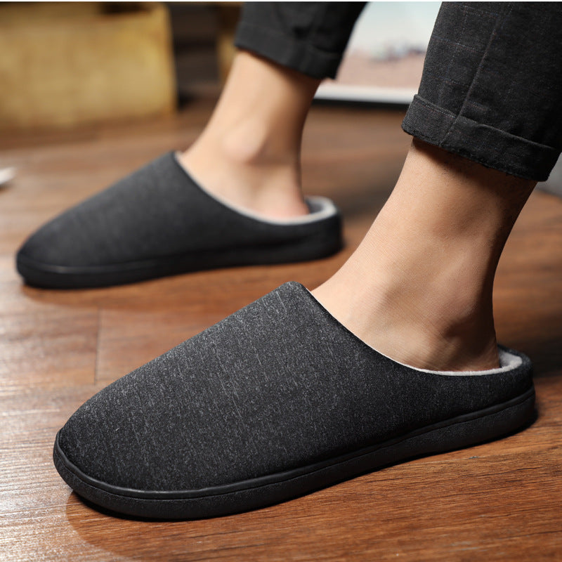 Winter home cotton slippers